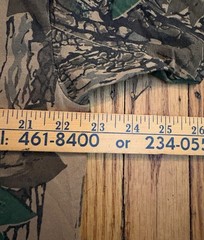 Vintage Ace Sportswear Trebark Single Stitch Camo Pocket Shirt Size XL
