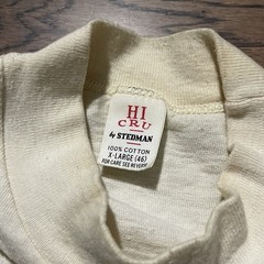 Vtg 70s Hawaiian Island Bob Akers Poly Tees beach surf cream Single Stitch Sz XL