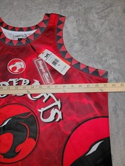 Thundercats Basketball Jersey Mens XL Red Cartoon Network Headgear Classics 1985