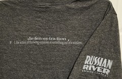 T-Shirt LRG “Defenestration” Russian River Brewing Company T-Shirt
