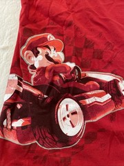 Nintendo World Super Mario Kart Grand Prix Lace up Tshirt Red Adult 2XL Univ Stu