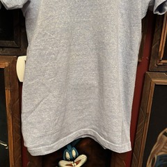 Vintage Champion Blue Bar 70s Heather Blue Cotton Rayon Blend Blank T-Shirt Sz M