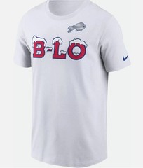 Buffalo Bills Nike 2025 Rivalries Essential T-Shirt B-LO Cold Front Size – Large