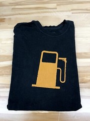 Patagonia Kill Gas Pump Logo Tshirt Men XL Cotton Climate Change Promo RARE