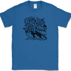 I RUN A TIGHT SHIP WRECK T-Shirt Funny House Wife Mom Humor Tee