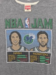 Homage NBA Jam Dallas Mavericks Shirt Men M Dirk Steve Nash.#47368