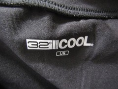 NWT 32 Degrees Cool Black Short Sleeve Polyester Blend T-Shirt Men’s Size L