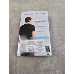 32 Degrees Cool Short Sleeve Crew Neck T-Shirt Men Small Black 3-Pack Quick Dry