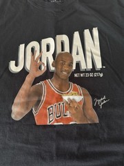Jordan Michael Jordan Cereal Bowl Graphic T Shirt Men’s Medium Black Jumpman