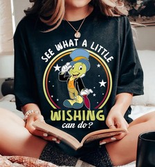 Disney Jiminy Cricket See What A Little Wishing Can Do T-SHIRT UNISEX1