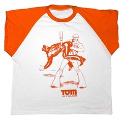 Tom of Finland “HOOK UP” Ringer Tee (QUEER, LEATHER PANTS, KAKE)