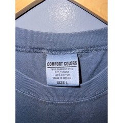 Comfort Colors Hogs Breath Saloon Key West Sleeveless Graphic T-Shirt Blue L