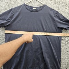 Son of a Tailor T Shirt XL Blue Rolled Sleeves 100% Supima Cotton