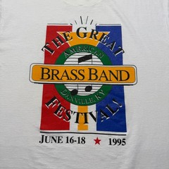 Vintage 1995 Brass Band The Great Festival Danville Kentucky T-Shirt USA – Large