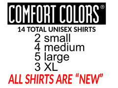 Comfort Colors C-1717 Khaki T Shirts 14 total