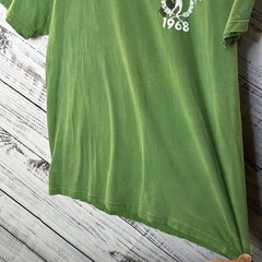 Roots of Fight Arthur Ashe 1968 Double Sided Graphic T-Shirt Green Men’s Large