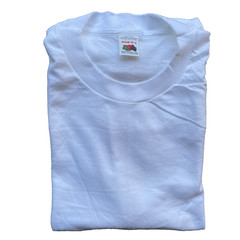 Vintage 80’s Fruit Of The Loom Blank T-Shirt White Undershirt Size Medium 38-40