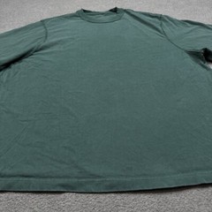 RSQ T Shirt Men’s Size S Green Boxy Cropped Tee Crew Neck Short Sleeve Casual
