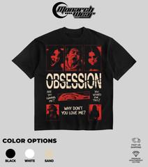 Monarch Wear “Dark Obsession” Psychological Thriller Vintage Heavyweight T-Shirt