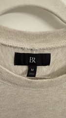 Banana Republic Slub Double Knit Crew Neck T Shirt