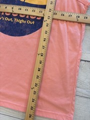 Chubbies Tank Top Shirt Mens Small Coral Pink Sky’s Out Thighs Out Beach Summer