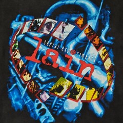 Serial Experiment Lain Mexican Bootleg Inspired Limited Faded Tshirt Longsleeve