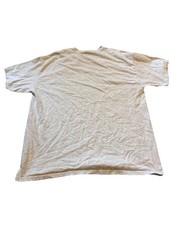 Hanes Men’s Gray Graphic Print Crew Neck Short Sleeve Cotton T-Shirt L