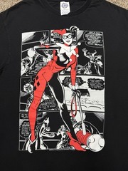 DC Comics Harley Quinn Black Graphic Tee Unisex Adult Size Medium Batman 2021
