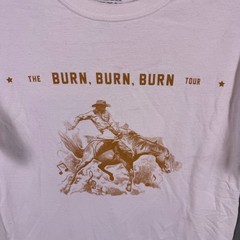 Zach Bryan Burn Burn Burn Tour T-Shirt Mens Medium Concert Merch World 2023