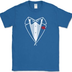 TUXEDO T-Shirt Funny Costume Formal Humor Joke Gift Marriage Novelty Tee