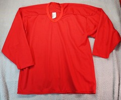 Practice Hockey Jersey Adult XL Red Mesh Bauer