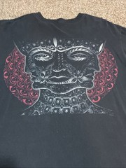 Vintage 2007 TOOL T Shirt 10,000 Days Tour Los Angeles Red Eyes Black XLarge