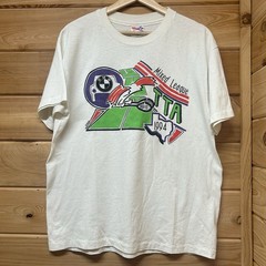 Vintage 90s Mixed League Texas Tennis Association BMW Car Graphic T Shirt Size L