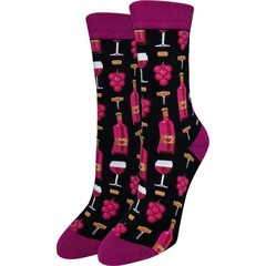 Womens Wine Socks – Combed Cotton Soft