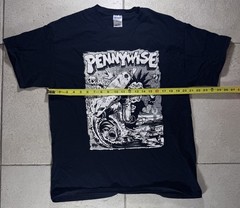 Pennywise Band T-Shirt Men’s Large Navy Black Gildan Punk Rock Graphic Tee