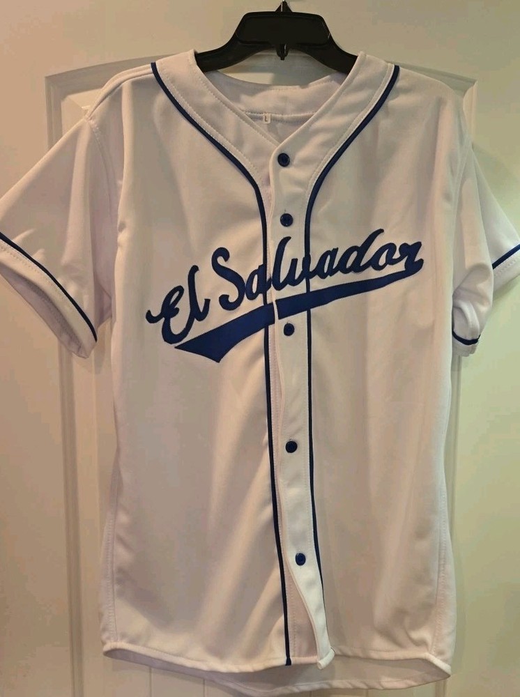 El Salvador Baseball Jersey El Salvador Stitched Size- Large
