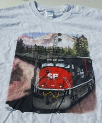 Vtg Train, T Shirt. SP 9801 Daylight Sales.