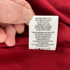 Covington Mens T-Shirt Deep Red Size XLT Crew Neck Regular Fit Pullover Casual