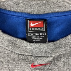 Y2K Nike Team Detroit Pistons Arch Logo T-Shirt 2XL Gray NBA Mexico