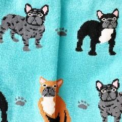 French Bulldog Frenchie Women Premium Comfort Socks Fits Size 410 Novelty
