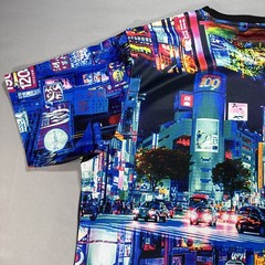 Drill Clothing Fresh Prints of Tokyo T-Shirt Mens Cyber Streetwear Neo-Noir Neon