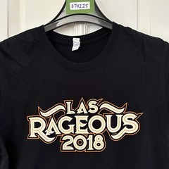 Las Rageous 2018 Downtow Las Vegas Shirt Adult Large Black Music Festival Mens