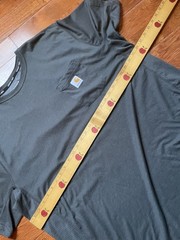 Carhartt Mens Force Relaxed Fit Midweight Short-Sleeve Pocket T-Shirt Carbon XXL