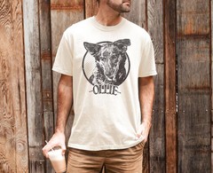 Custom Pet Portrait Comfort Tee Men Women Personalized Dog Cat Photo Shirt