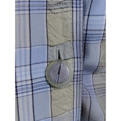 Weekend Plaid Button-Up Shirt Blue