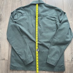 Seasalt Cornwall Fortune Ripstop Organic Cotton Shirt Placket Polo Small Green