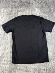 Prada Milano T Shirt Mens Small Black Crew Neck Enameled Metal Triangle Logo