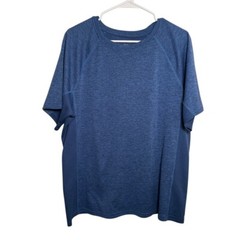BCG T-Shirt Men’s Large Blue Short Sleeve Crew Neck Athletic Tee Shirt Top