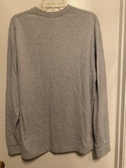 Vintage Finish Athletics Line Long Sleeve Shirt Gray Cotton bld Size Medium NWOT