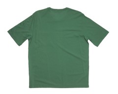 Kired by Kiton NWT $295 Paix Green Crepe Cotton Short Sleeve T-Shirt M (50 IT)